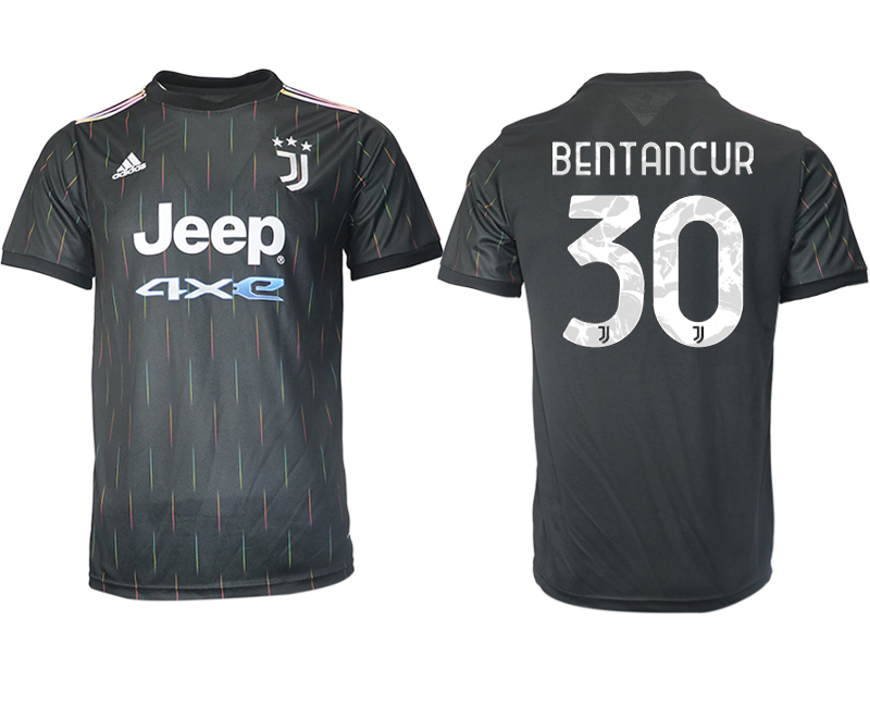 Cheap Men 2021-2022 Club Juventus away aaa version black 30 Soccer Jersey